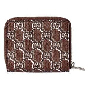 Gucci GG Shadow Brown Zip Around Small Card